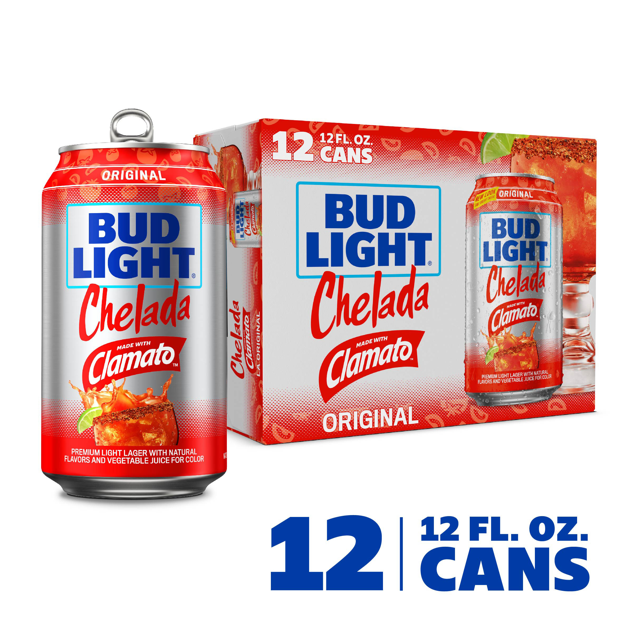 Bud Light Chelada Beer 12 Pack, 12 fl oz Cans