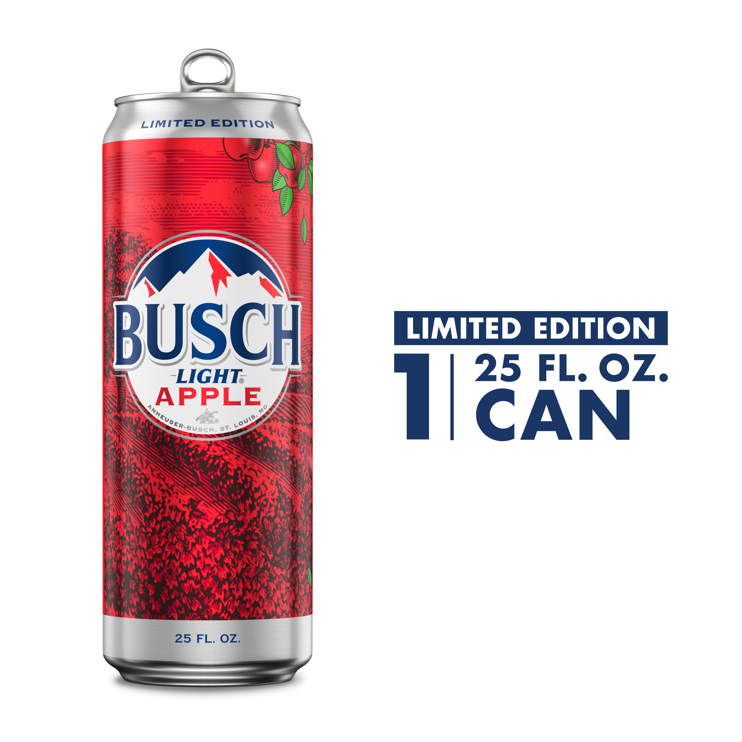 Busch Light Apple American Lager Beer 25 fl oz Single Can