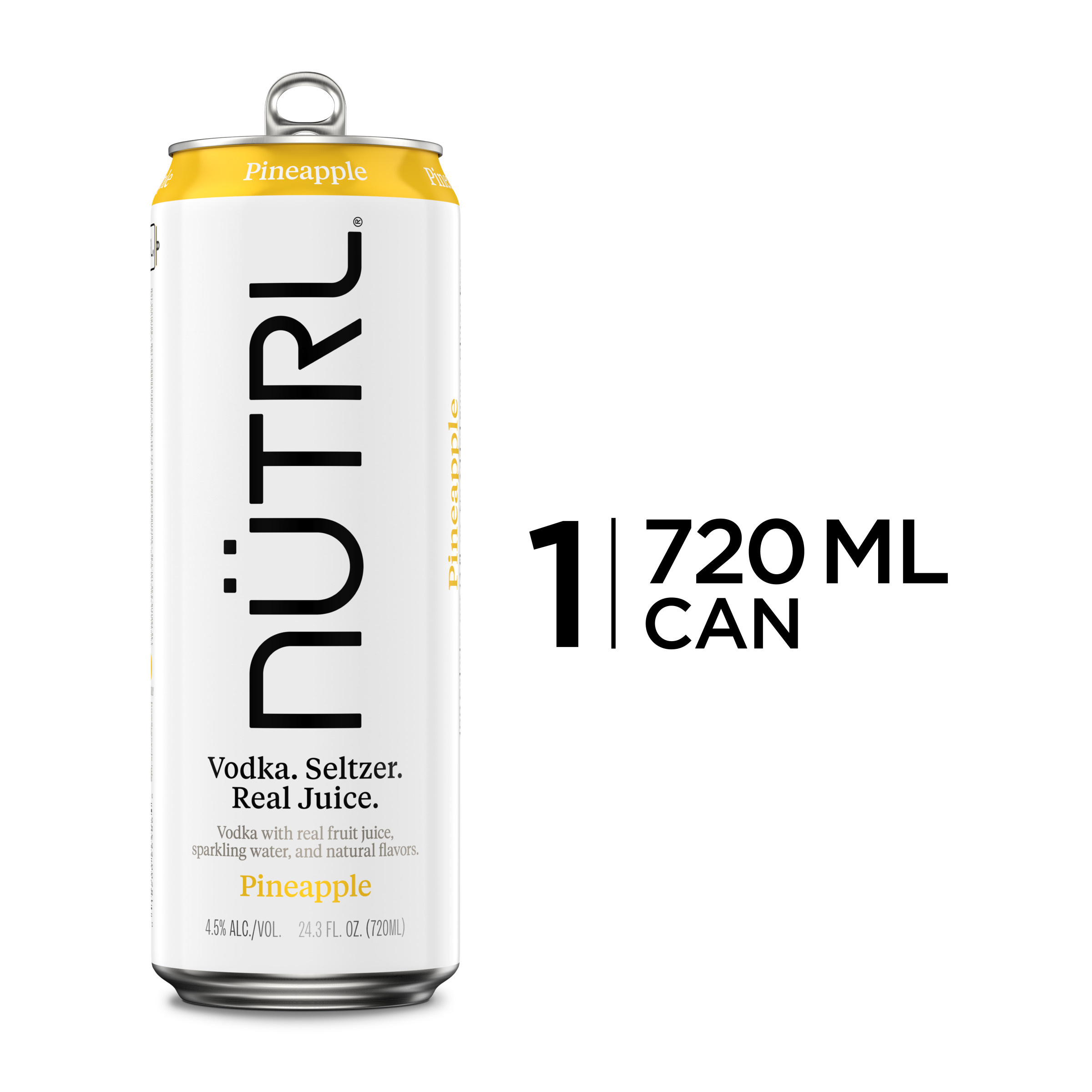 Nutrl Pineapple Vodka Seltzer 720 ml Can