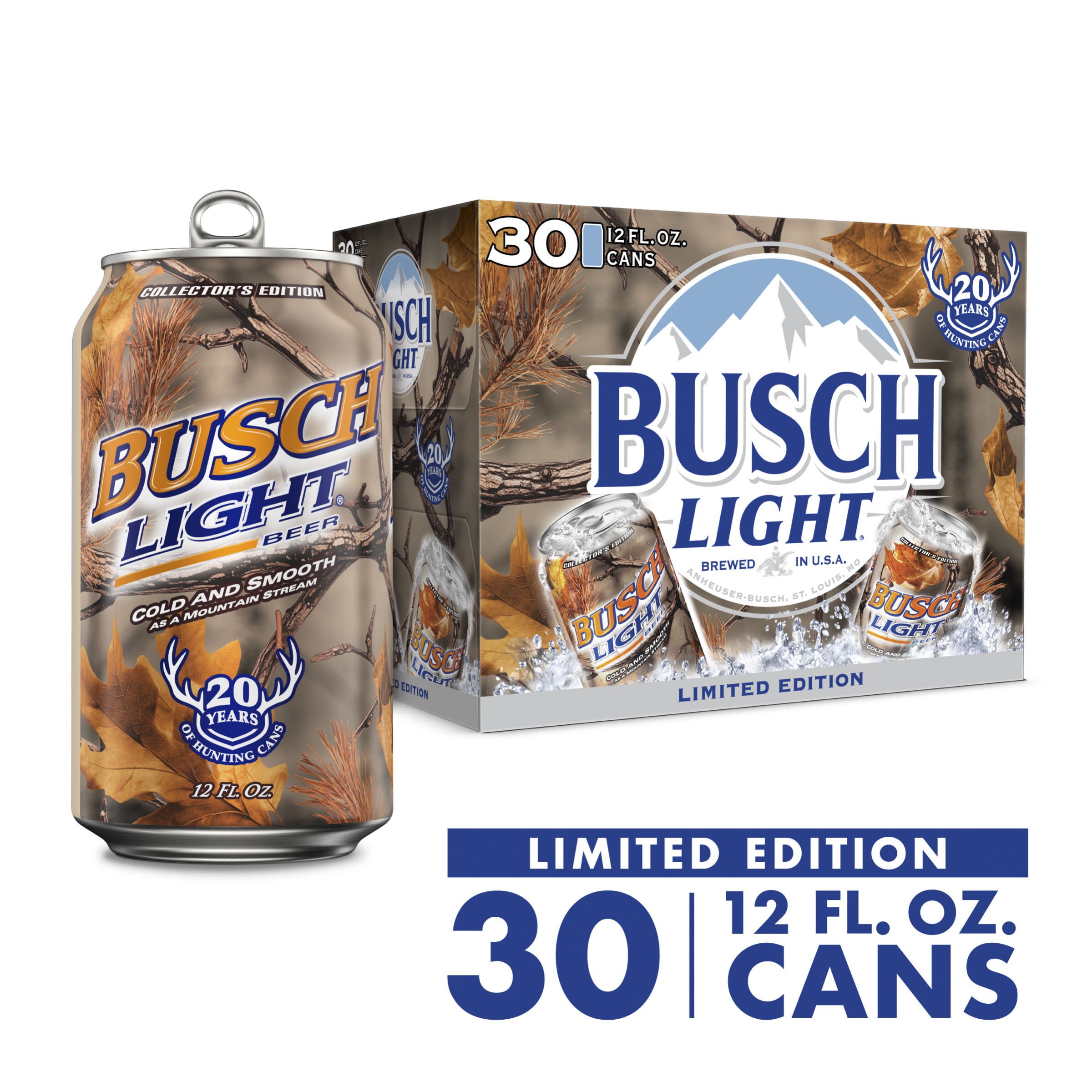 Busch Light American Lager Beer 30 Pack, 12 fl oz Cans
