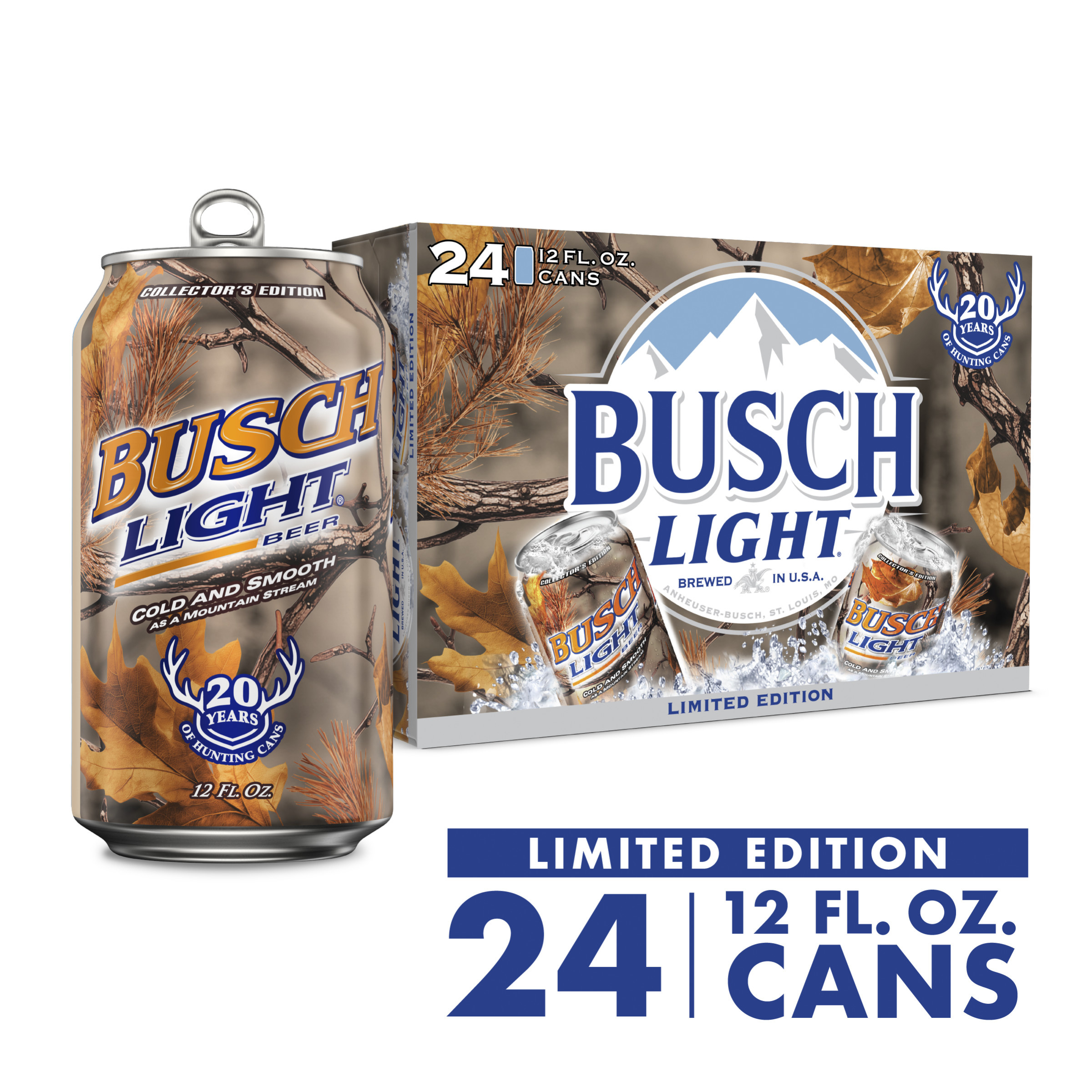 Busch Light American Lager Beer 24 Pack, 12 fl oz Cans