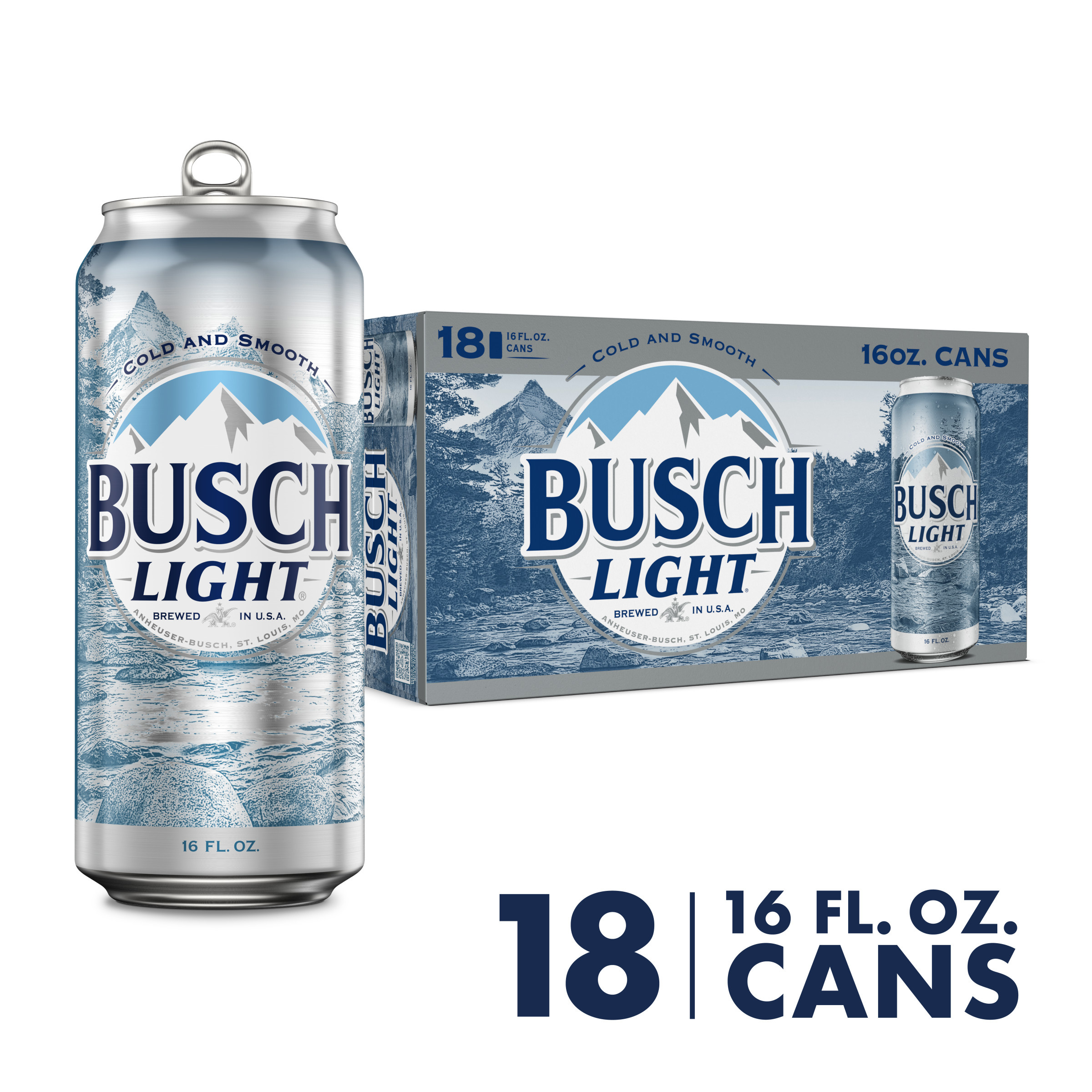 Busch Light American Lager Beer 18 pack, 16 fl oz Cans
