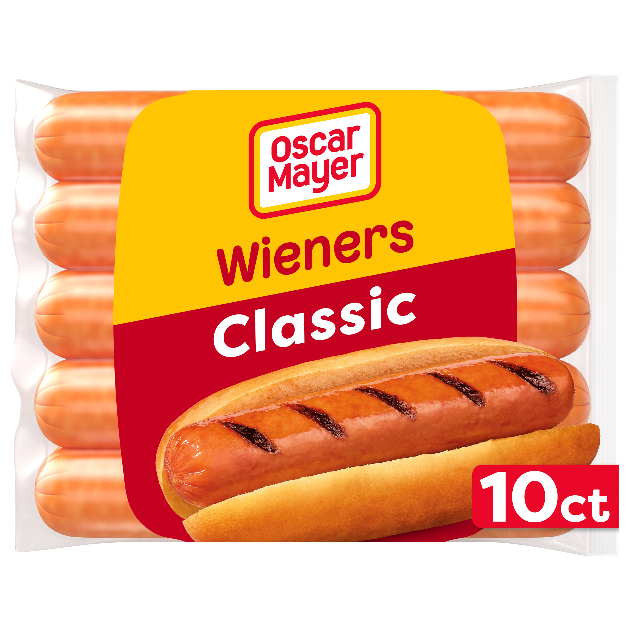 Oscar Mayer Classic Wieners Hot Dogs, 10 ct Pack