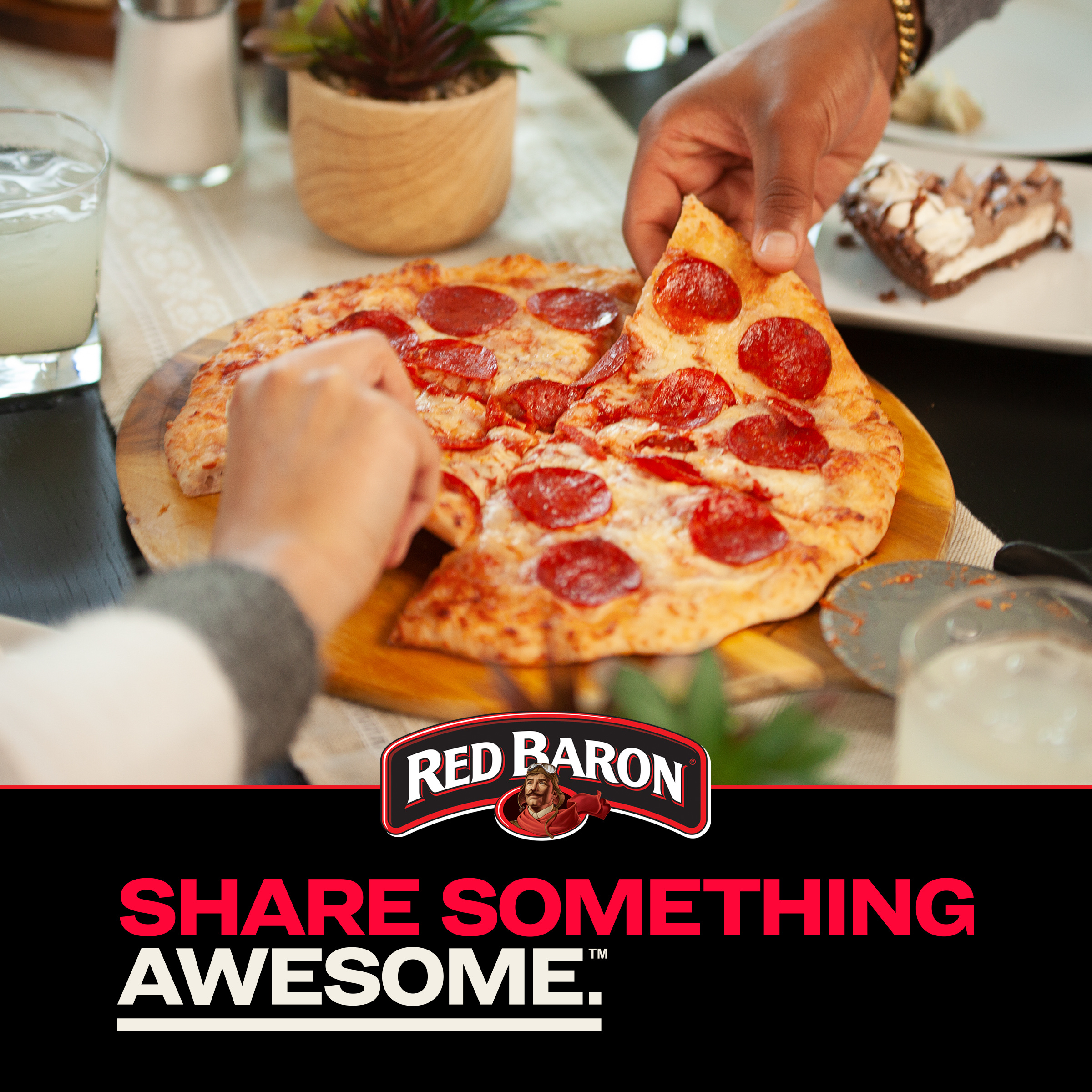 Buy Red Baron Pepperoni Classic Crust Frozen Pizza Online from 7