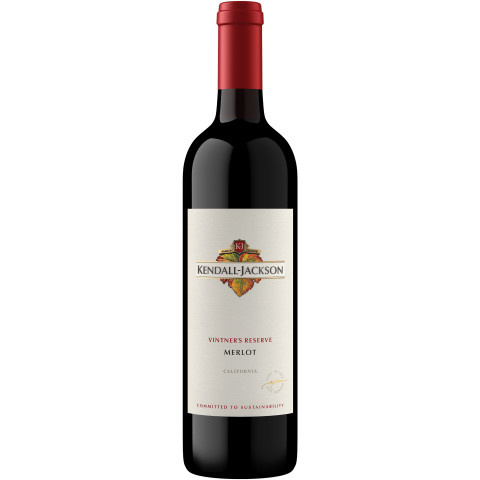 Kendall-Jackson Vintner's Reserve Sonoma County Merlot Red Wine, 750ml