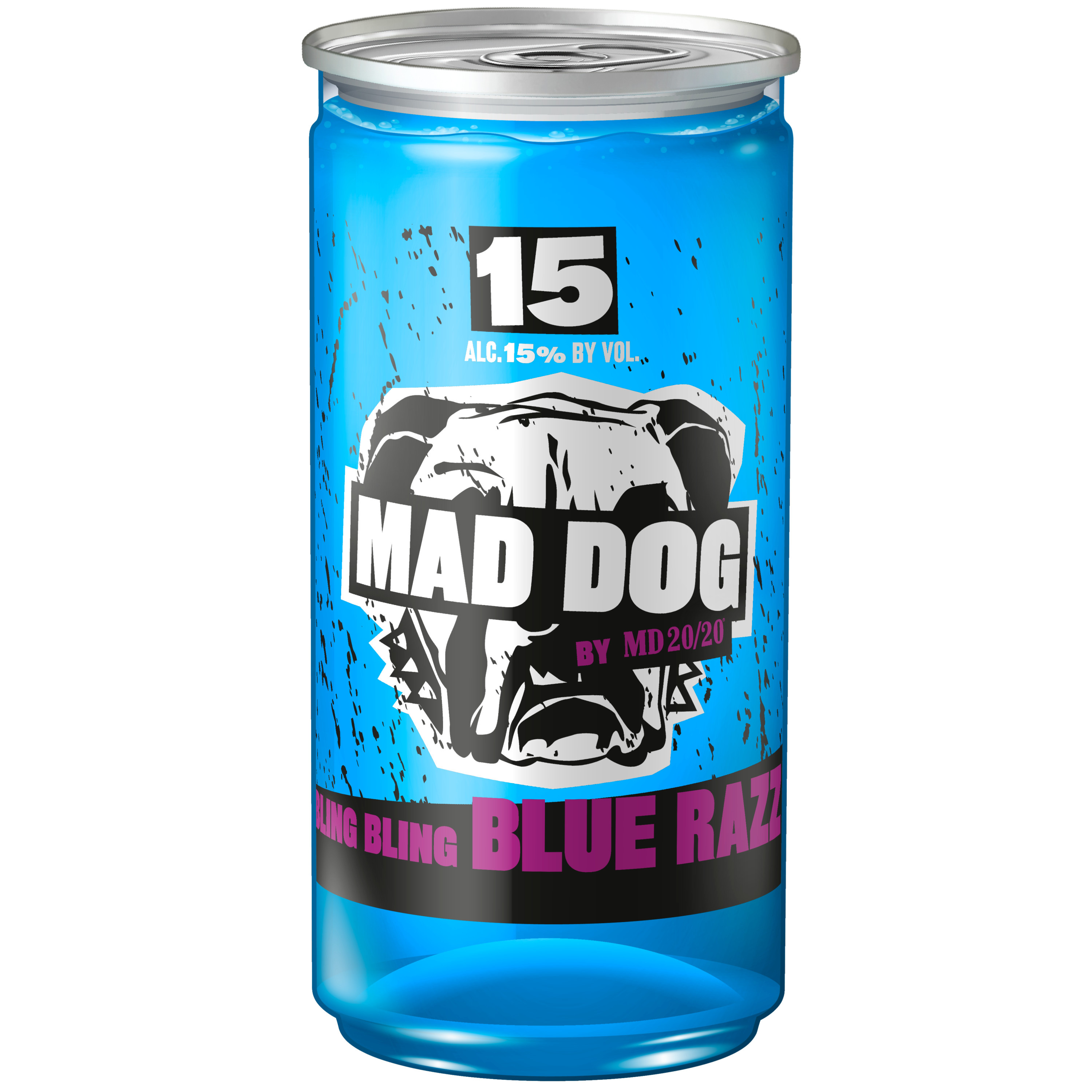 MAD DOG by MD 20/20 Bling Bling Blue Razz, 200ml
