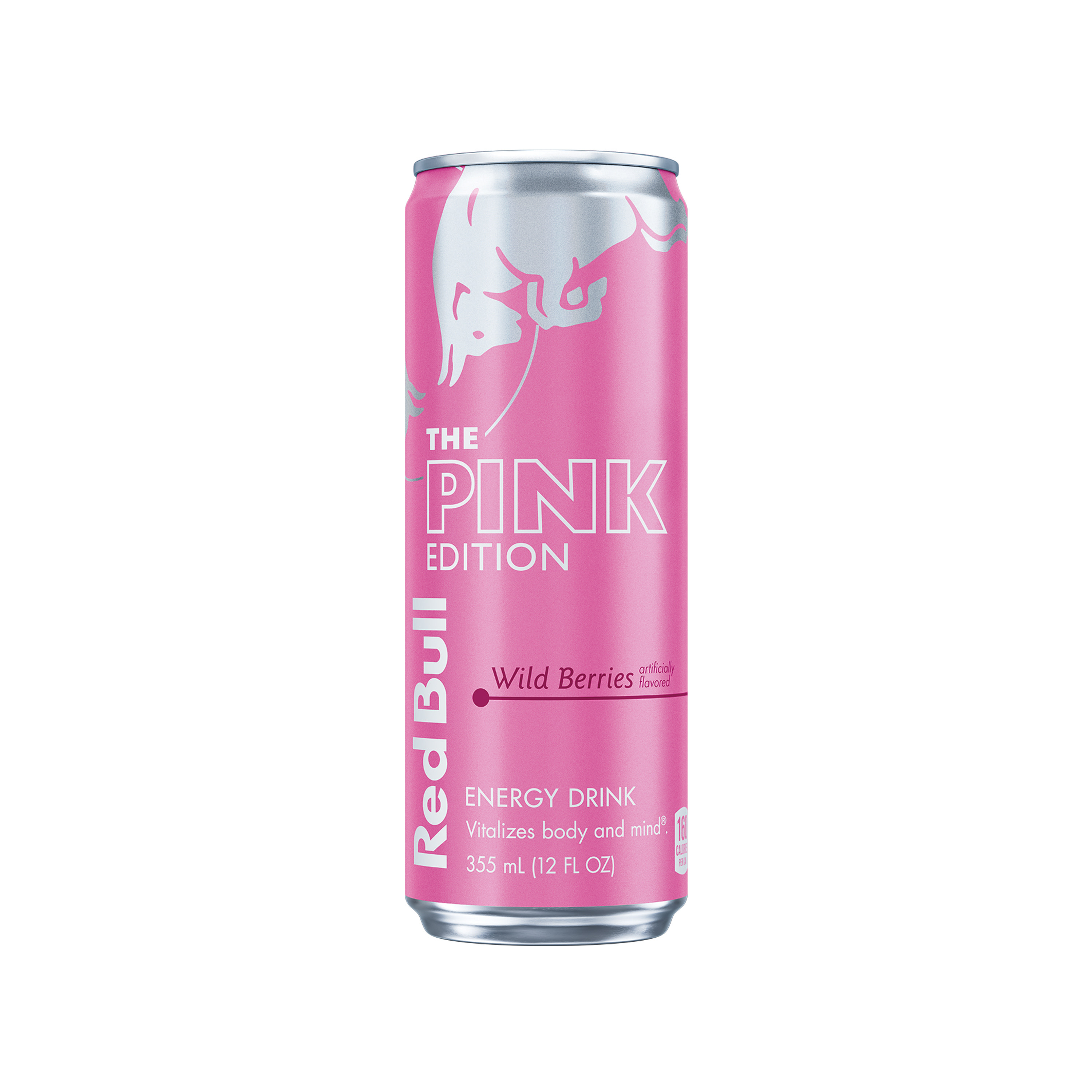 Red Bull Pink Edition Energy Drink, Wild Berries, 12 fl. oz. Can, 114mg Caffeine, Taurine & B Vitamins