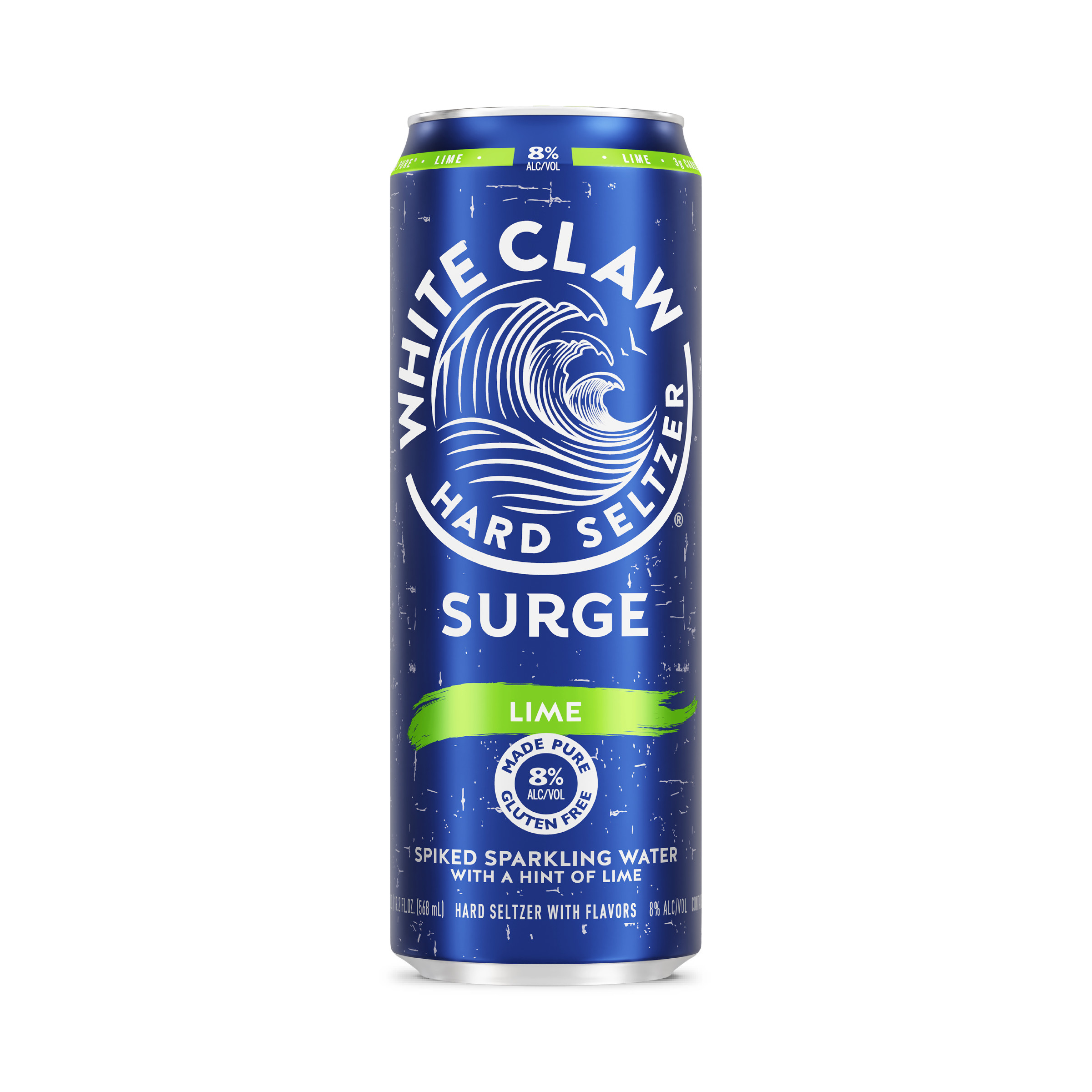 White Claw Surge Hard Seltzer Lime, 19.2 fl oz Can, 8% ABV