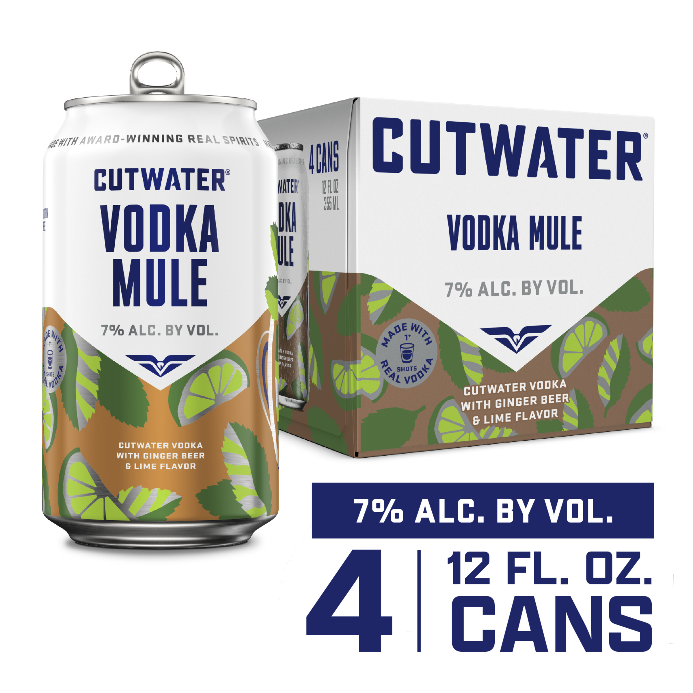 Cutwater Vodka Mule 4 Pack 12 fl oz Cans