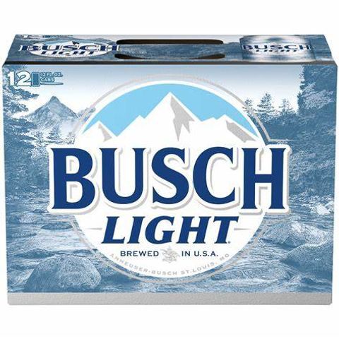 Busch Light 12 Pack 12oz Can