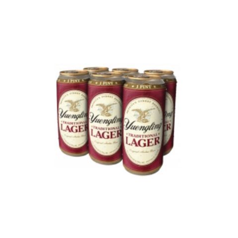 Yuengling Lager 6 Pack 16oz Can