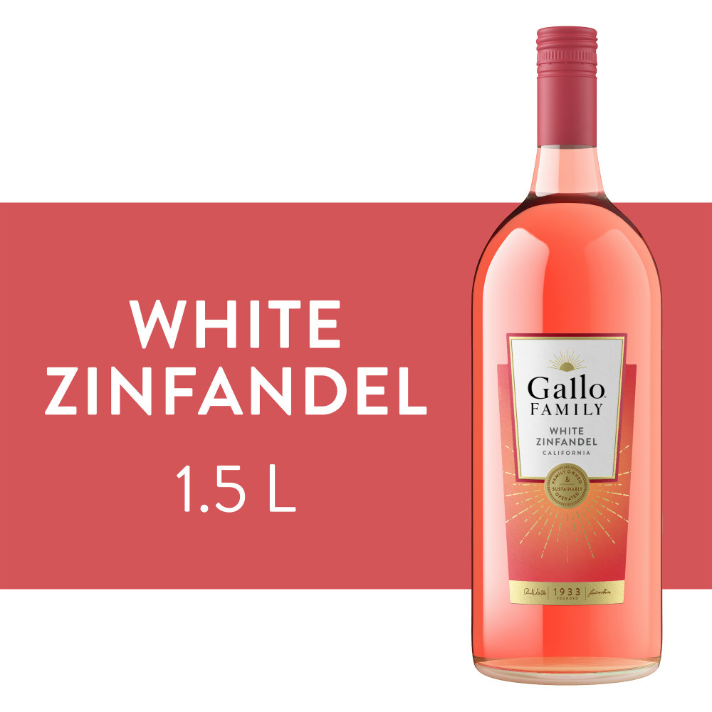 Gallo Family Vineyards White Zinfandel Wine 1.5L