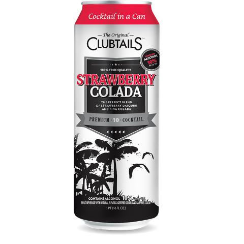 Clubtails Strawberry Colada 16oz Can