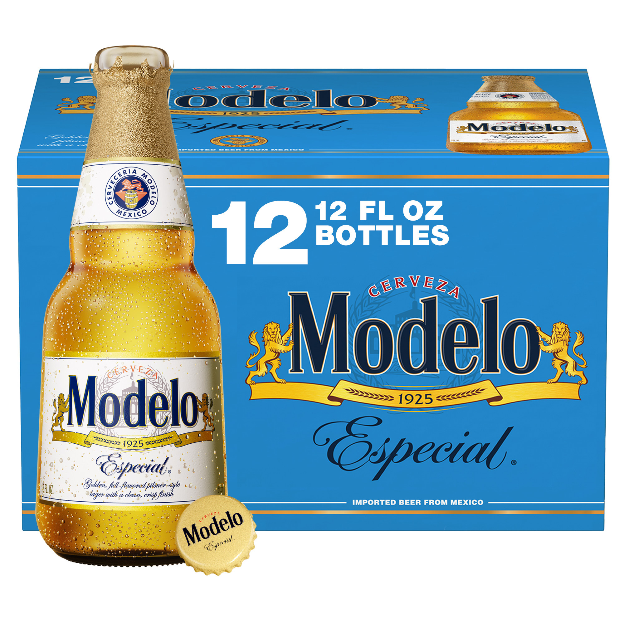 Modelo Especial Mexican Lager Import Beer, 12 pk 12 fl. oz. Bottles, 4.4% ABV