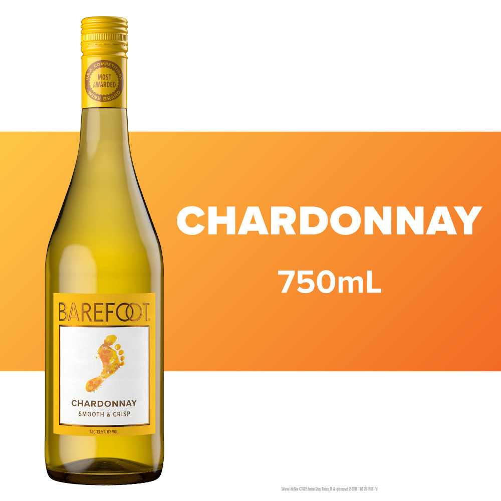 Barefoot Cellars Chardonnay White Wine 750ml