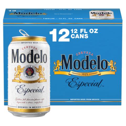 Modelo Especial Beer 12 Pack 12oz Can