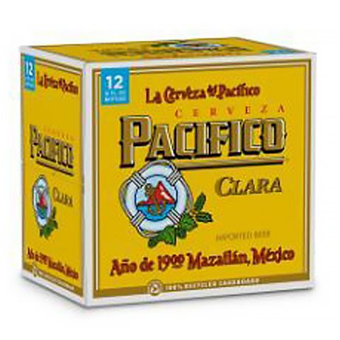Pacifico Clara Beer 12 Pack 12oz Bottle