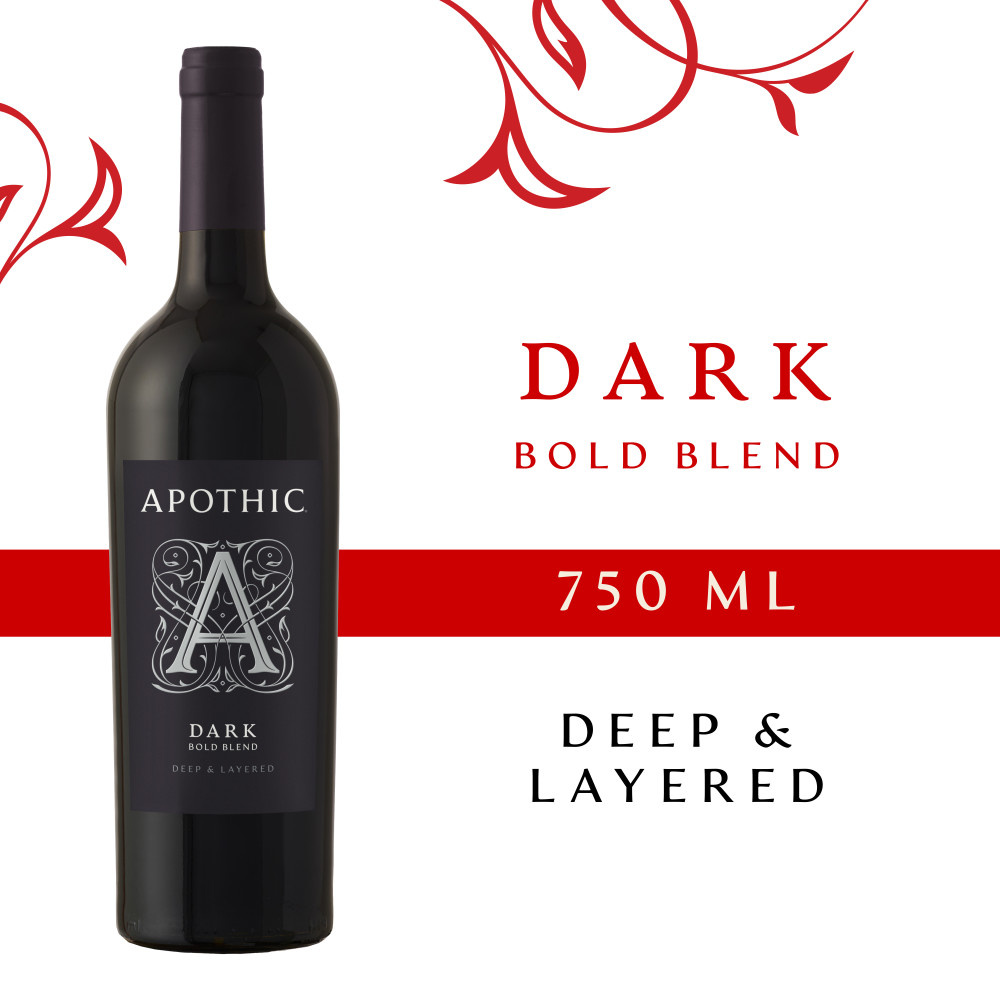 Apothic Dark Red Wine Blend 750ml