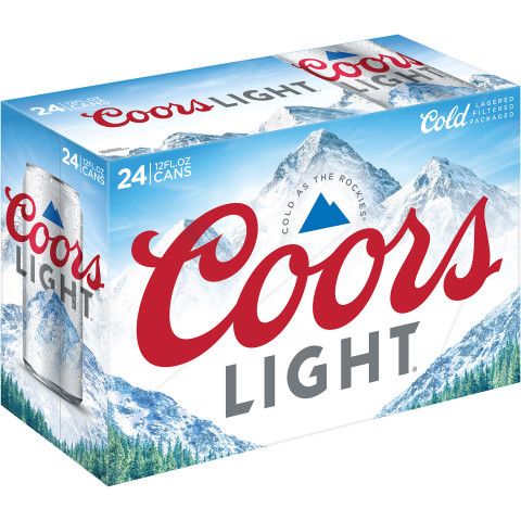 Coors Light 24 Pack 12oz Can
