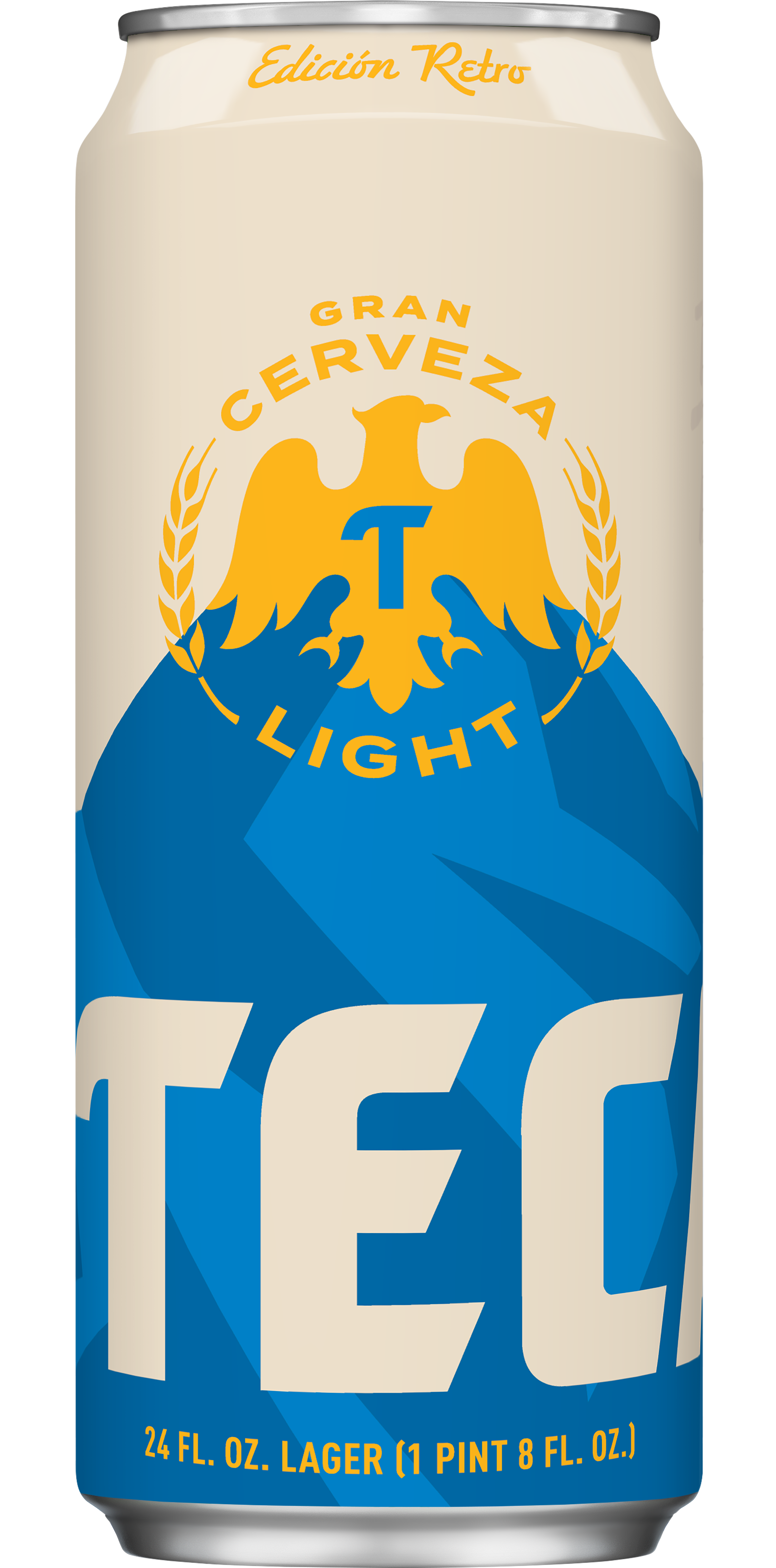 Tecate Light Mexican Lager Beer, Single 24 fl oz Can