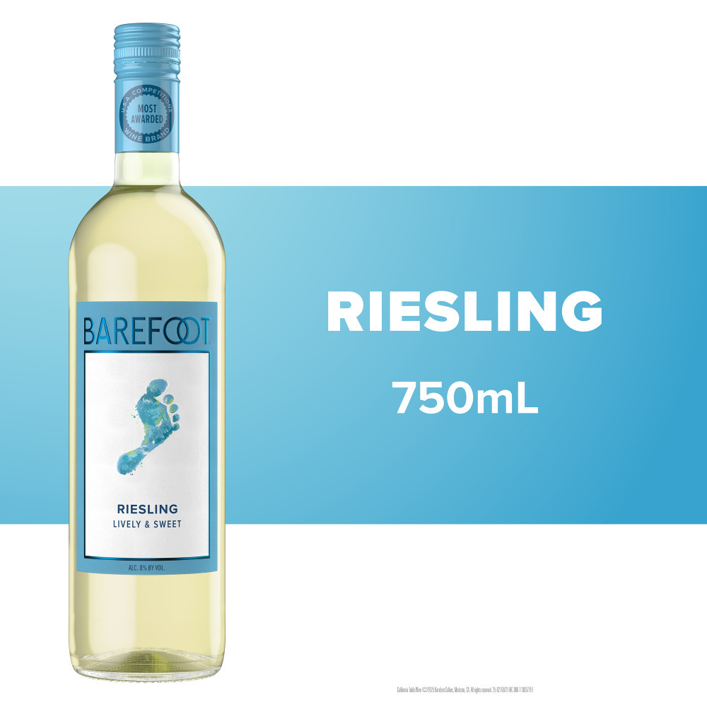 Barefoot Cellars Riesling White Wine 750ml