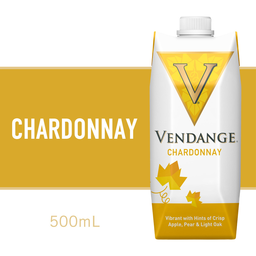 Vendange Chardonnay White Wine 500ml Tetra