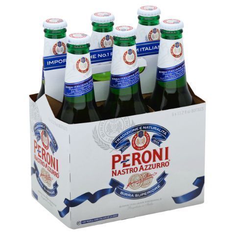 Peroni Nastro Aozozuro 6 Pack 11.2oz Bottle
