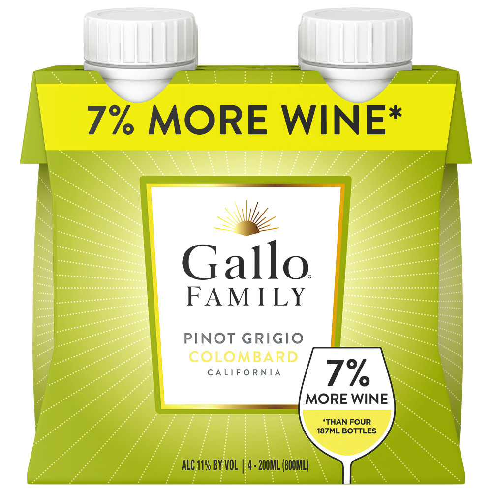 Gallo Family Vineyards Pinot Grigio Tetra 4pk