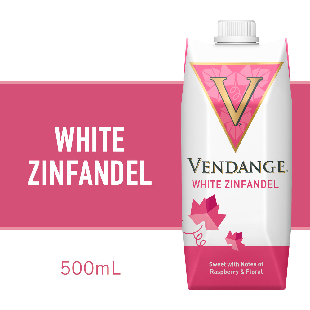 Vendange White Zinfandel Blush Wine Box 500ml