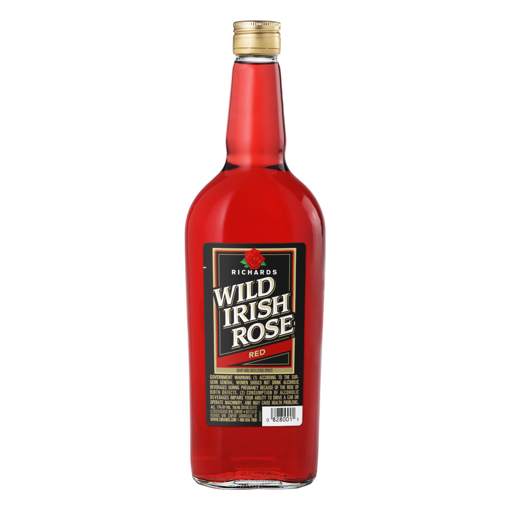 Richards Wild Irish Rose Red Wine High Proof 750ml