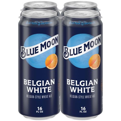 Blue Moon Belgian White 4 Pack 16oz Cans