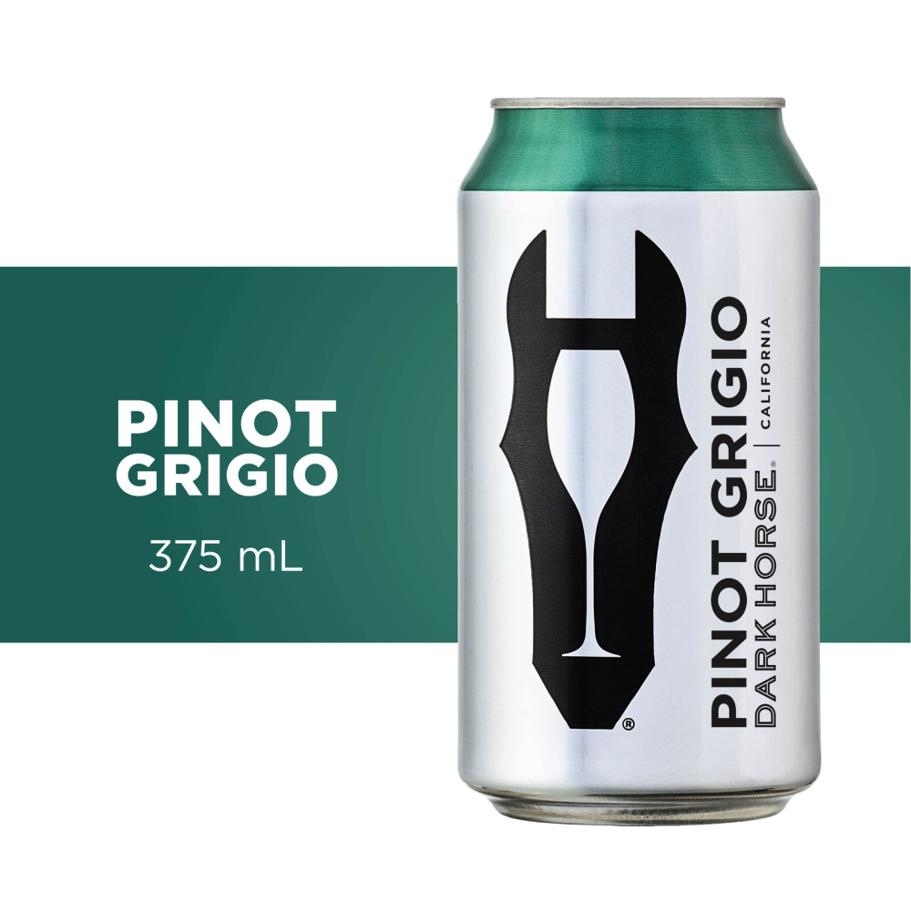 Dark Horse Pinot Grigio White Wine 375ml Can