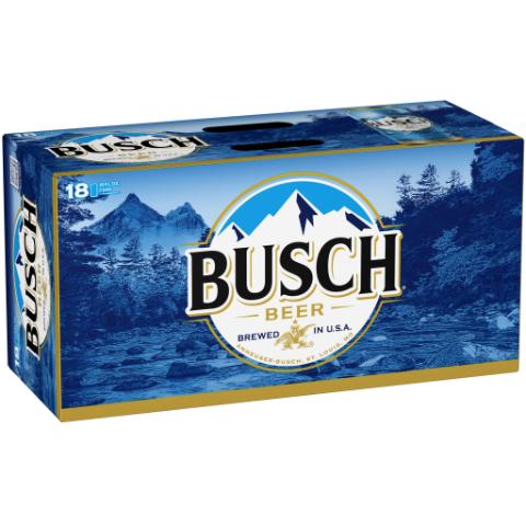Busch 18 Pack 16oz Can