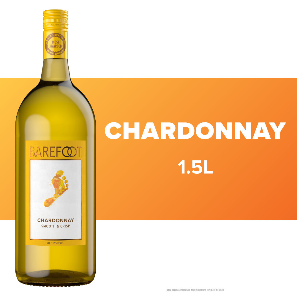 Barefoot Cellars Chardonnay White Wine 1.5L Bottle