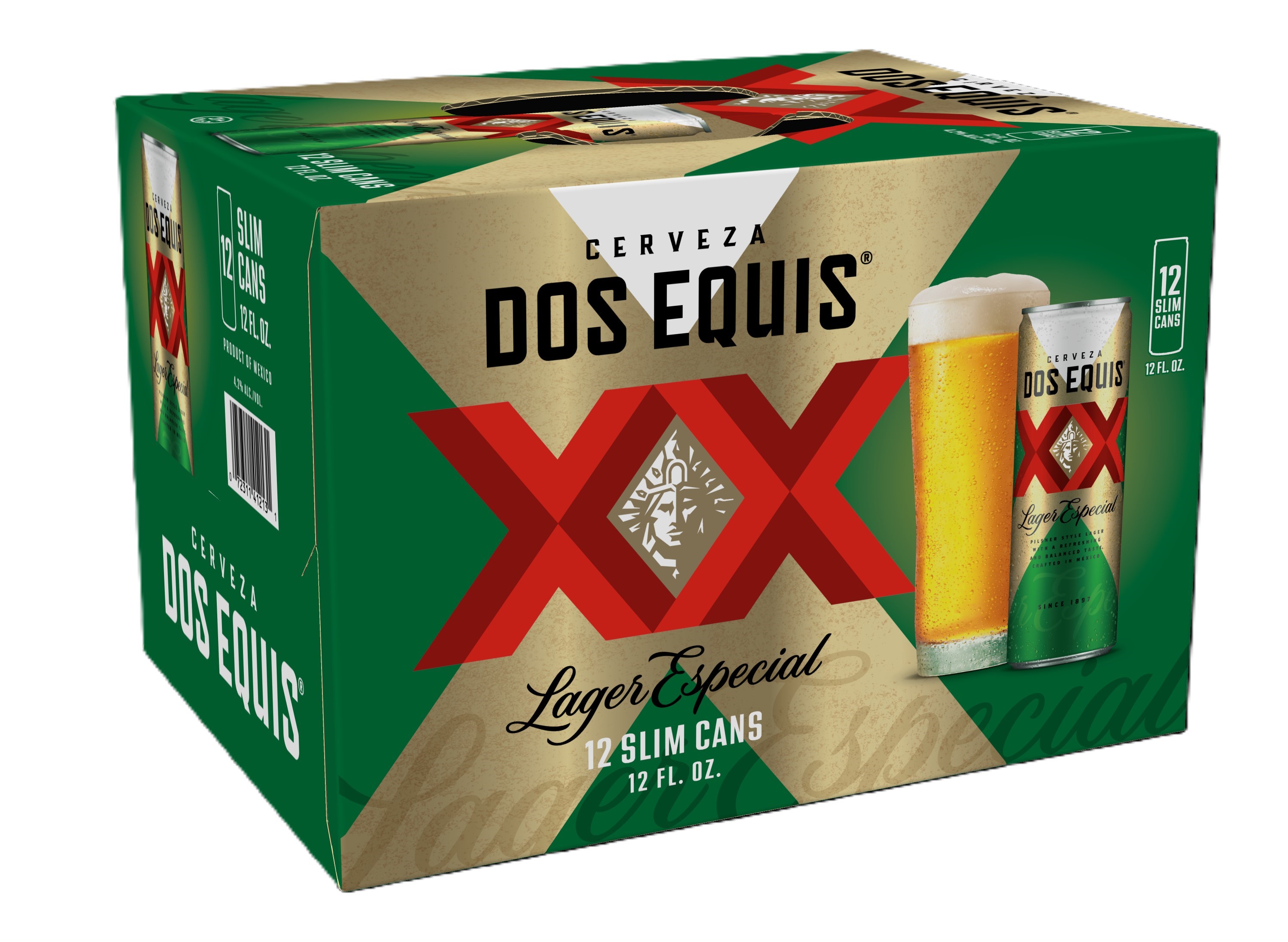 Dos Equis Lager 12 Pack 12oz Can
