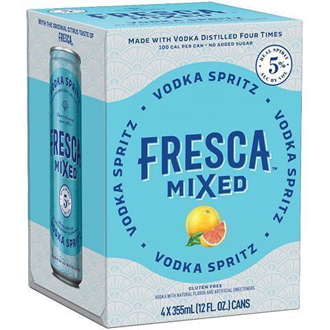 Fresca Mixed Vodka Spritz 4 Pack 12oz Cans