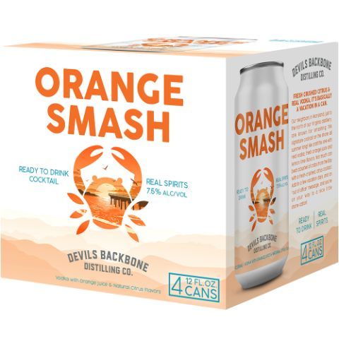 Devil's Backbone Orange Smash 4 Pack 12oz Can