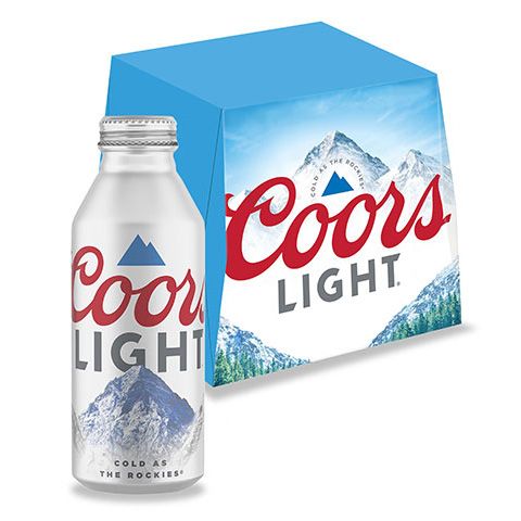 Coors Light 9 Pack 16oz Aluminum Bottle