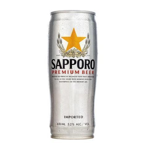 Sapporo Draft 22oz Can