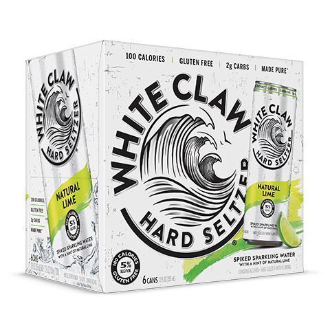 White Claw Natural Lime 6 Pack 12oz Can