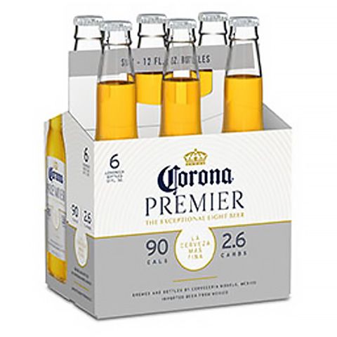 Corona Premier Light Beer 6 Pack 12ozÂ Bottle