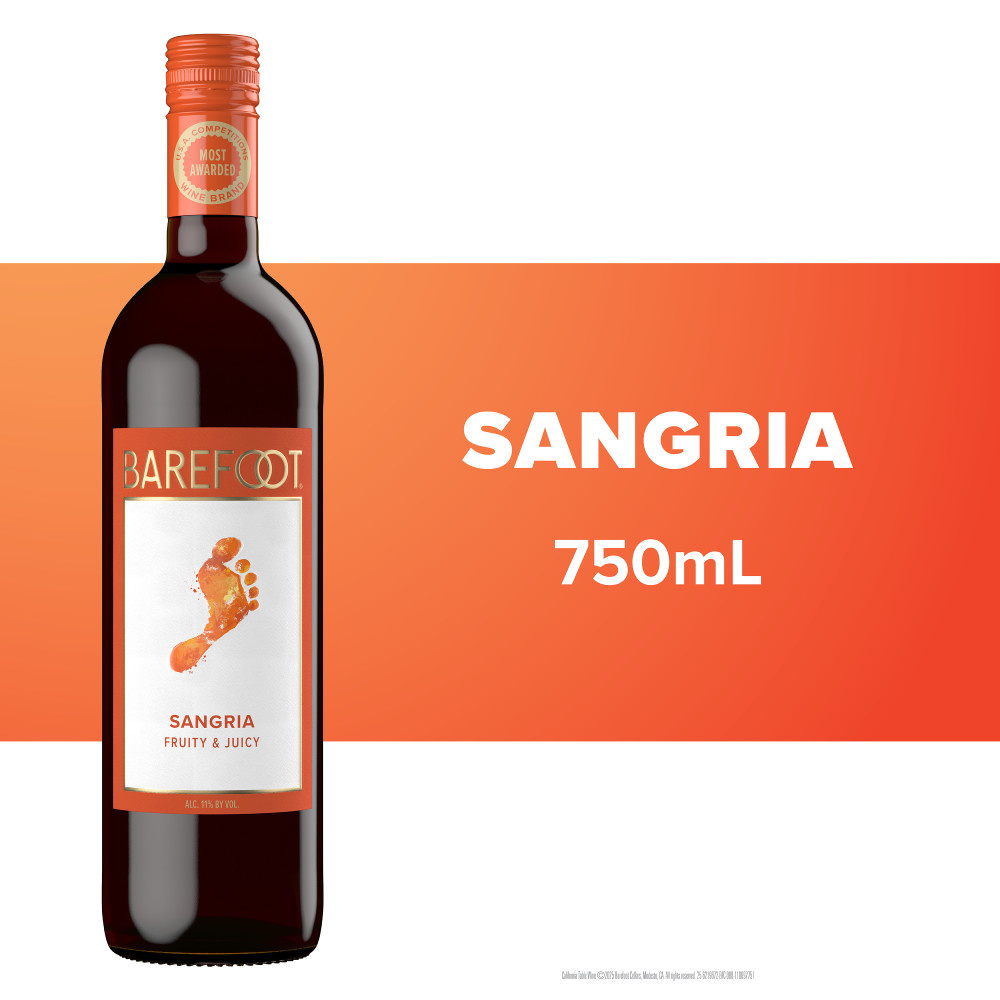Barefoot Cellars Sangria Red Wine 750ml
