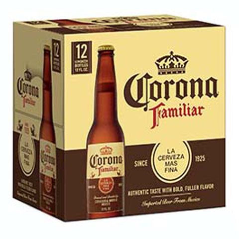 Corona Familiar Beer 12 Pack 12oz Bottle