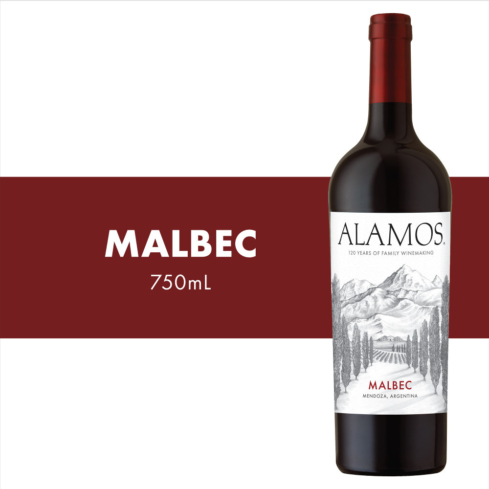 Alamos Malbec Argentina Red Wine 750ml