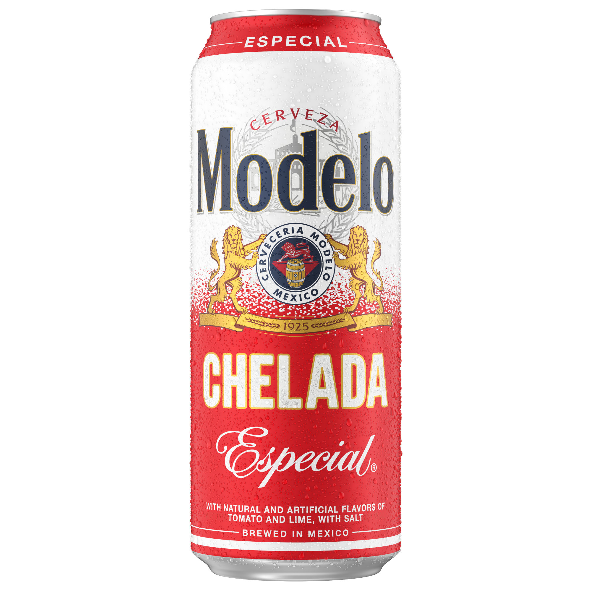 Modelo Chelada Especial Mexican Import Flavored Beer, 24 fl. oz. Single Beer Can, 3.5% ABV