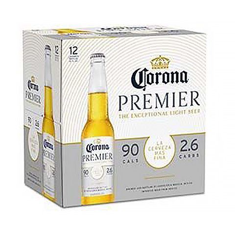 Corona Premier Light Beer 12 Pack 12oz Bottle