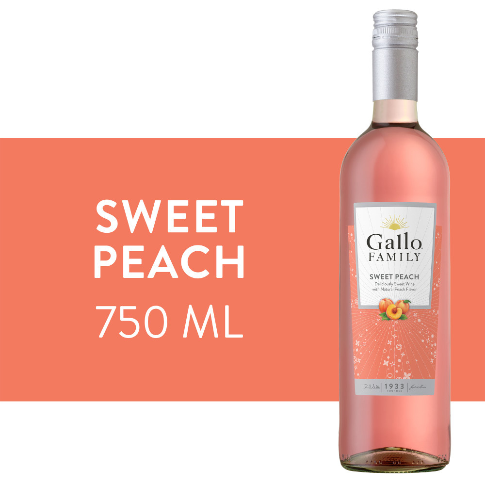 Gallo Family Vineyards Sweet Peach White Wine 750ml