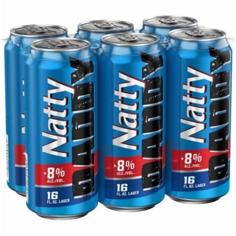 Natty Daddy 6 Pack 16oz Can