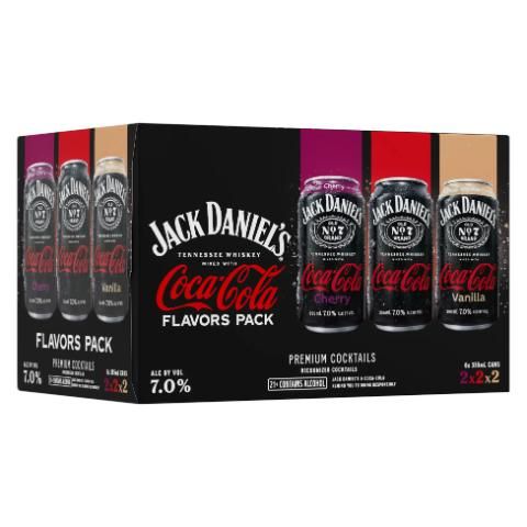 Jack & Coke Variety Pack 6 Pack 12oz Can