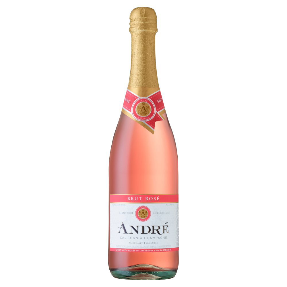 Andre Brut Rosé Champagne Sparkling Wine 750ml